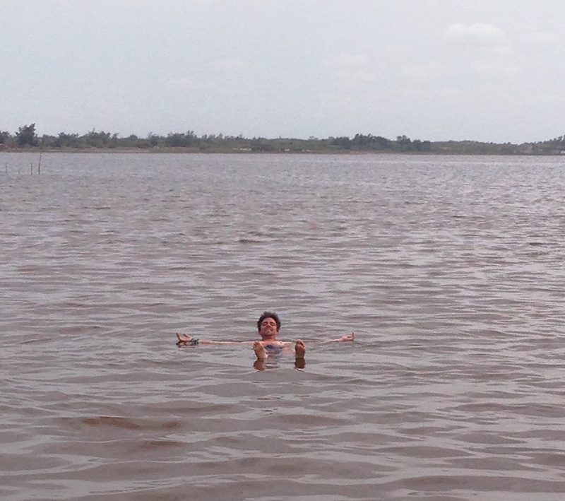 The water is twice more salty than the Red Sea's water