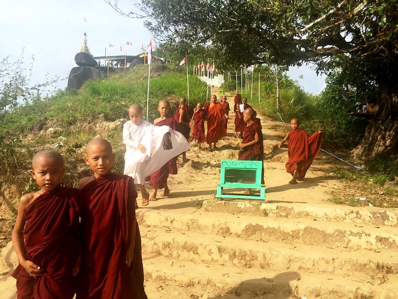 Monks in Myanmar