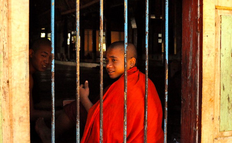Monks in Myanmar